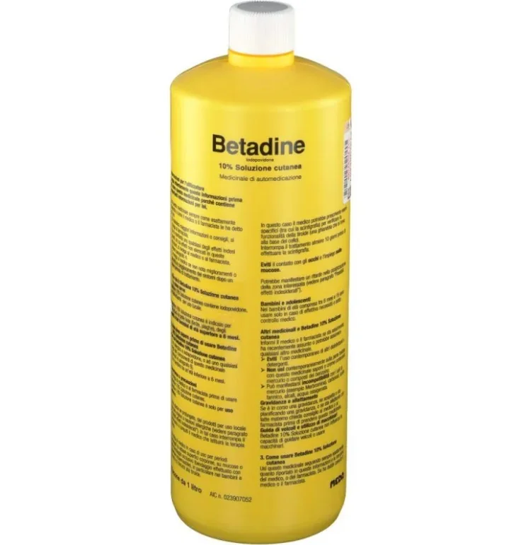 Betadine Soluzione Cutanea 10% 500 ml Disinfettante