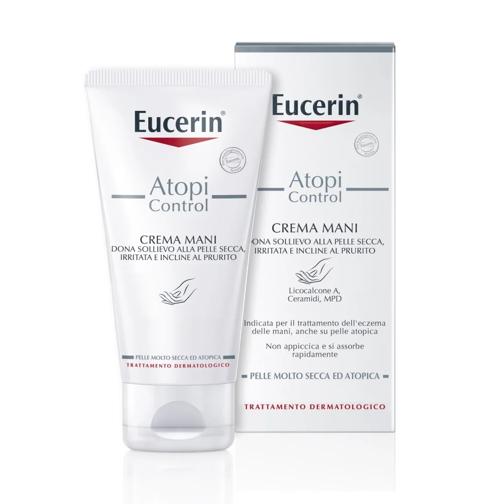 Eucerin AtopiControl Crema Mani Pelle Secca E Irritata 75 ml Pelle atopica