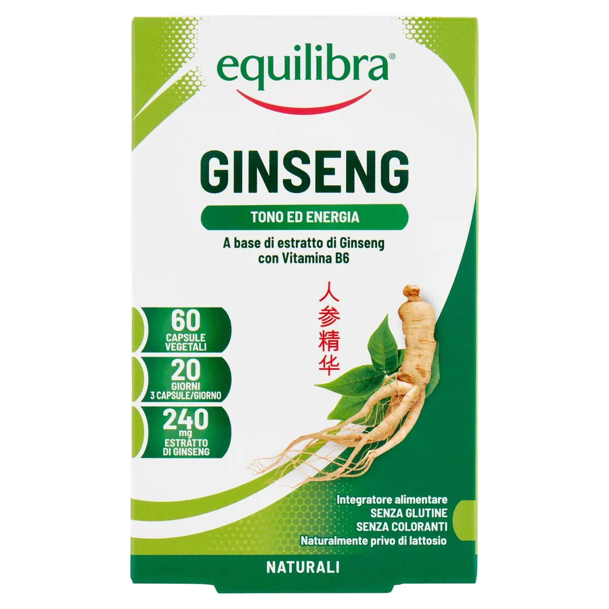 Equilibra Ginseng 60 Perle Integratore Tonico ed Energetico