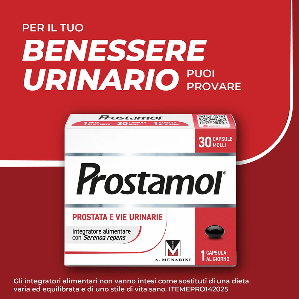 Prostamol 30 Capsule Molli Integratore Prostata e Vie Urinarie