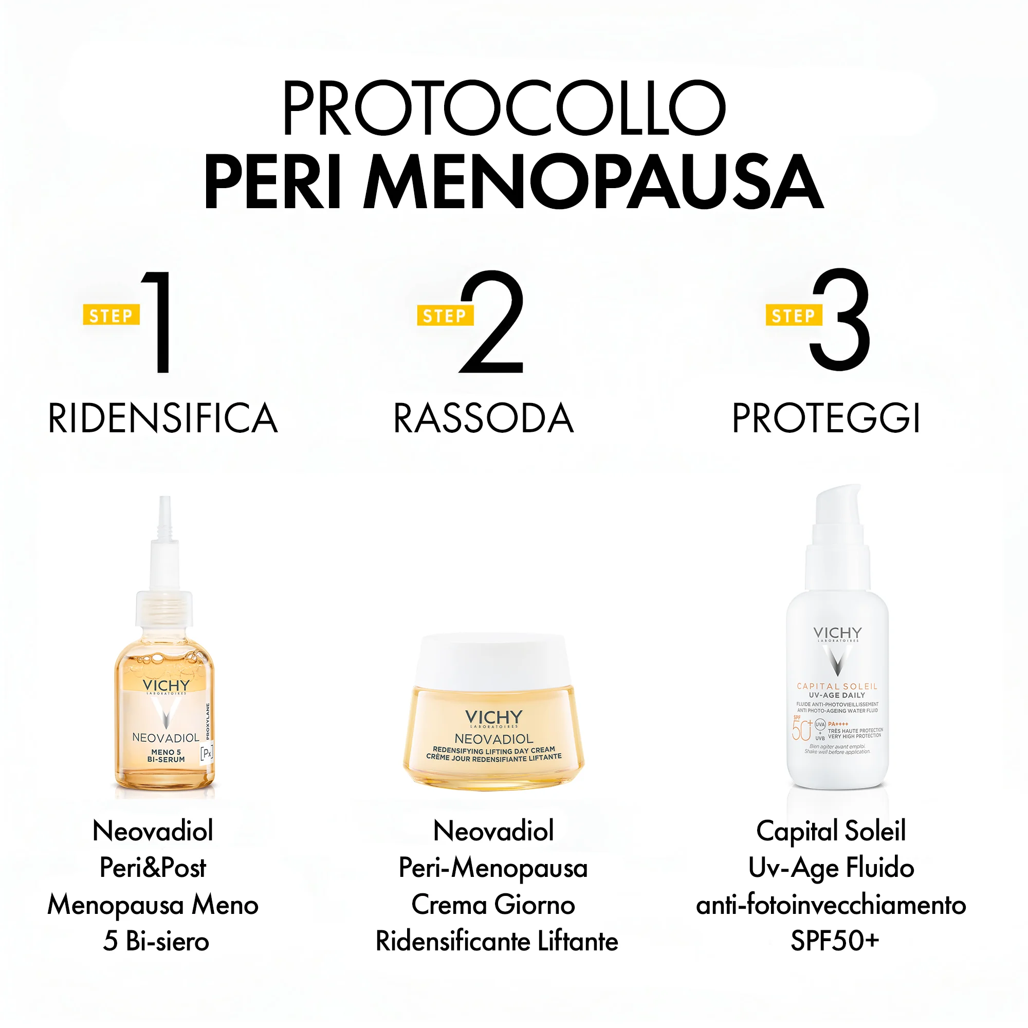 Vichy Neovadiol Peri-Menopausa Crema Giorno 50 Ml Ridensificante Liftante Pelle Secca