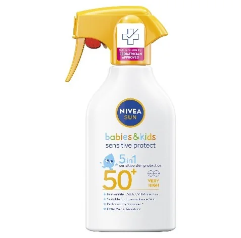 Nivea Sun Kids Sensitive Trigger Spray SPF 50 Protezione Solare bambini
