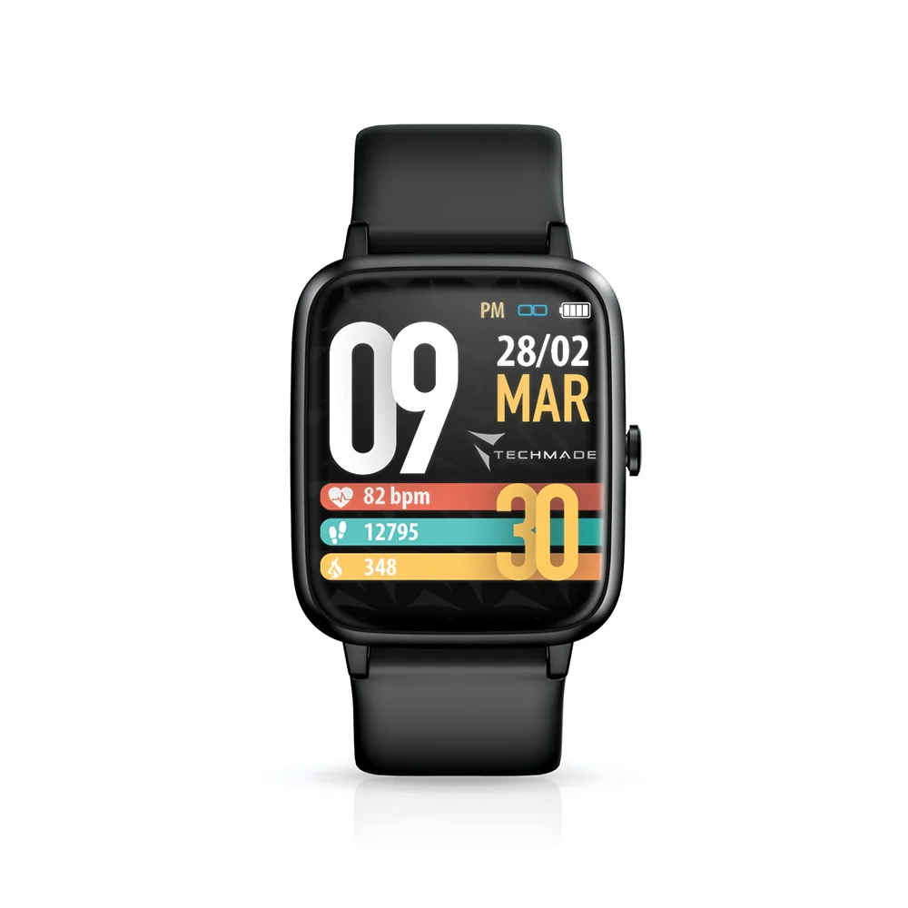Techmade Move Smartwatch Total Black Da Portare Sempre con Te