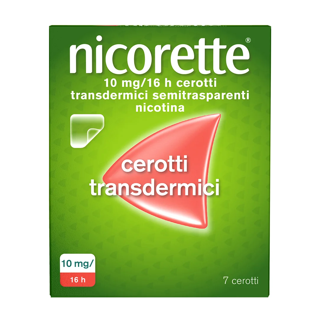 Nicorette 7 Cerotti Transdermici 10 Mg Smettere Di Fumare Per Smettere di Fumare