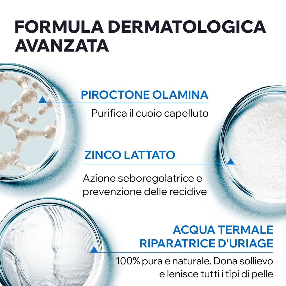 Uriage Ds Hair Sh Traitant Antipelliculaire Lenisce il Prurito