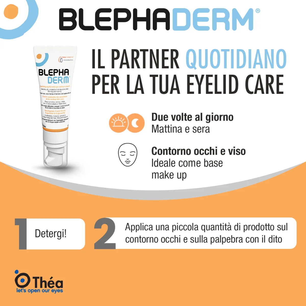 Théa Blephaderm 40 ml Palpebre e contorno occhi