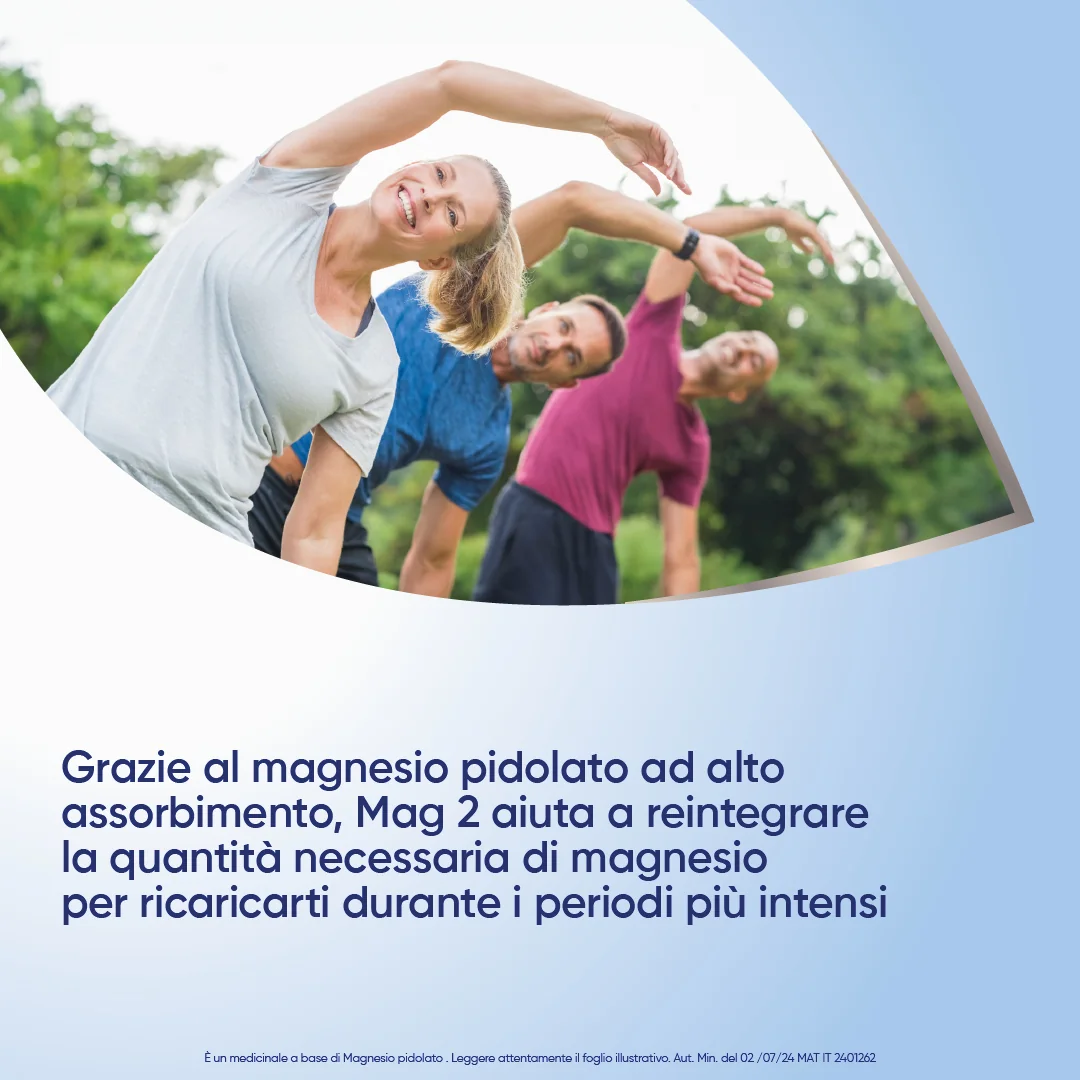 Sanofi Mag2 2,25 g 20 Compresse Effervescenti Integratore di Magnesio Pidolato