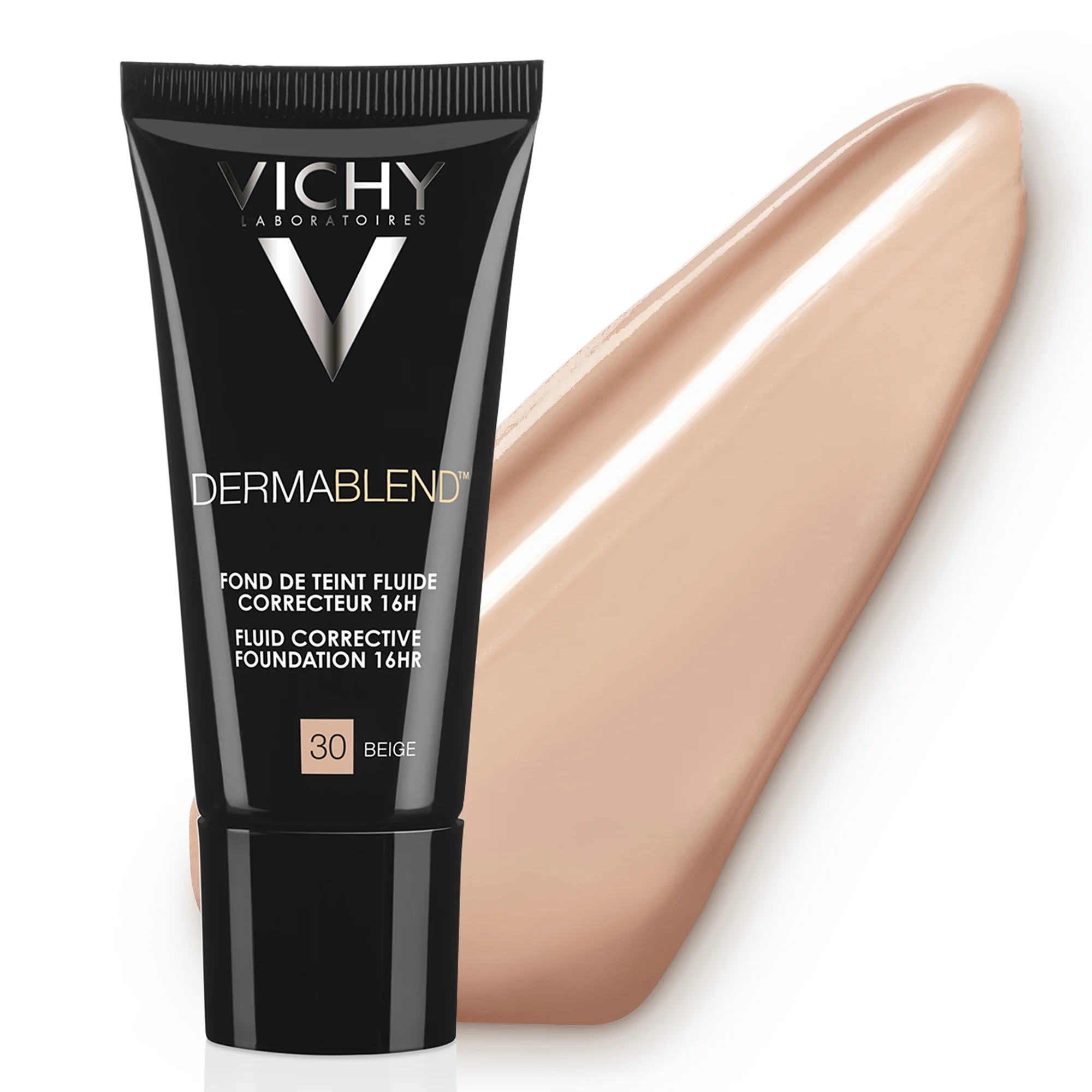 Vichy Dermablend Fondotinta Fluido Coprente Tonalità 30 30 ml Pelle Grassa con imperfezioni