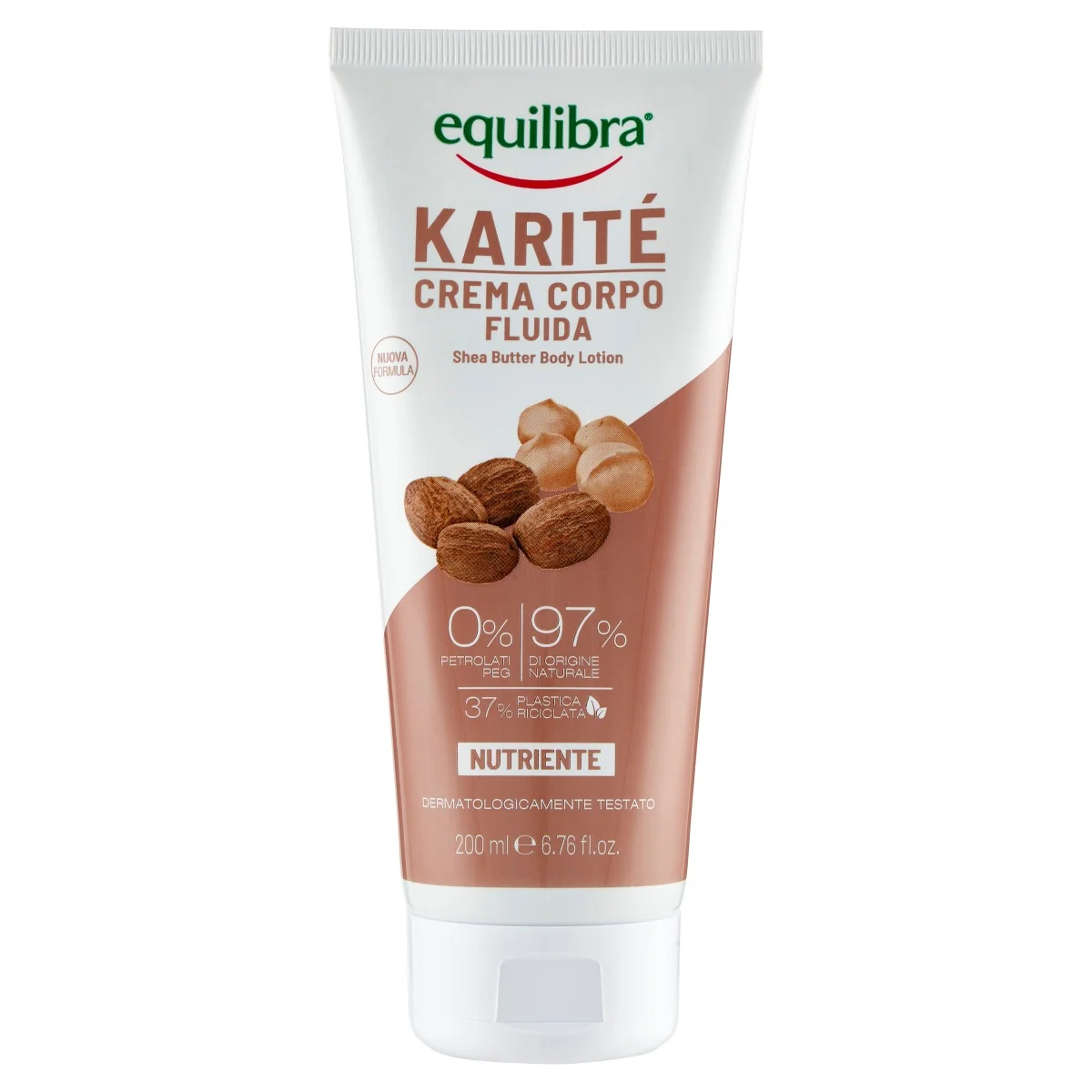 Equilibra Crema Fluida Corpo Karite' 200 Ml Azione Idratante