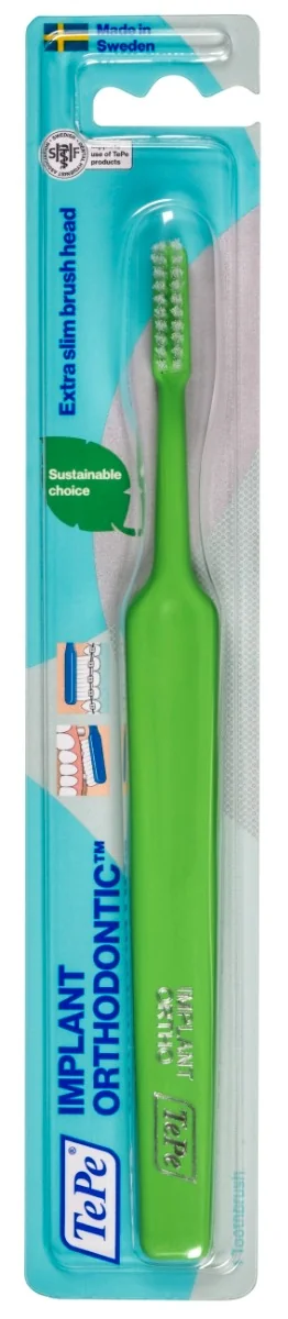 Tepe Implant Orthodontic Brush 1 Spazzolino Adatto ad Apparecchi Ortodontici