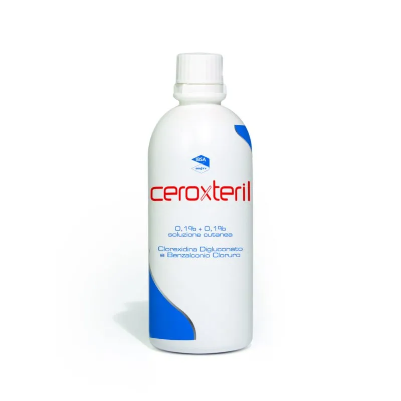 Ceroxteril 0,1%+0,1% Soluzione Cutanea 200 ml Disinfettante