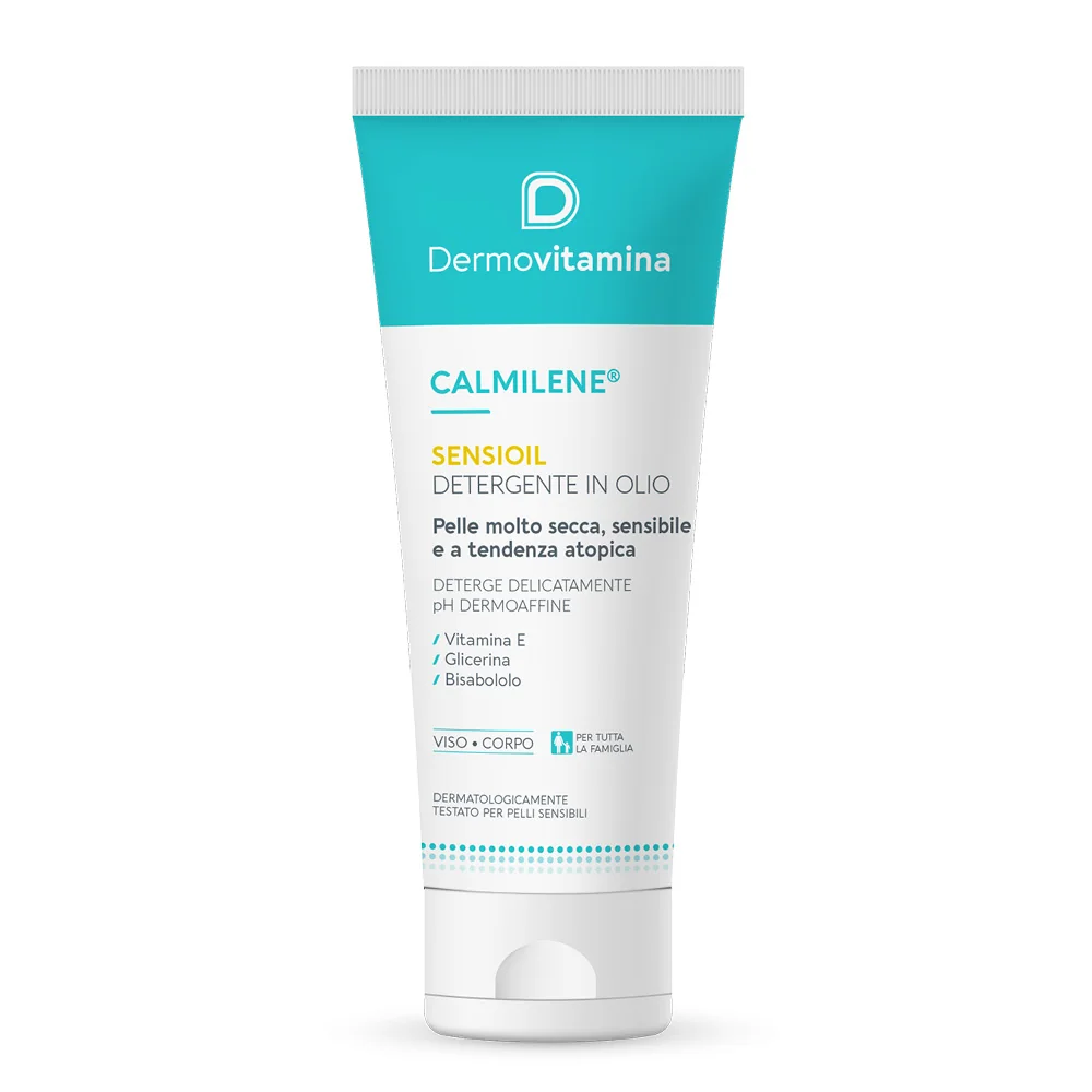 Dermovitamina Calmilene Sensioil 250 ml Olio Detergente Lavante Pelle Extra Secca