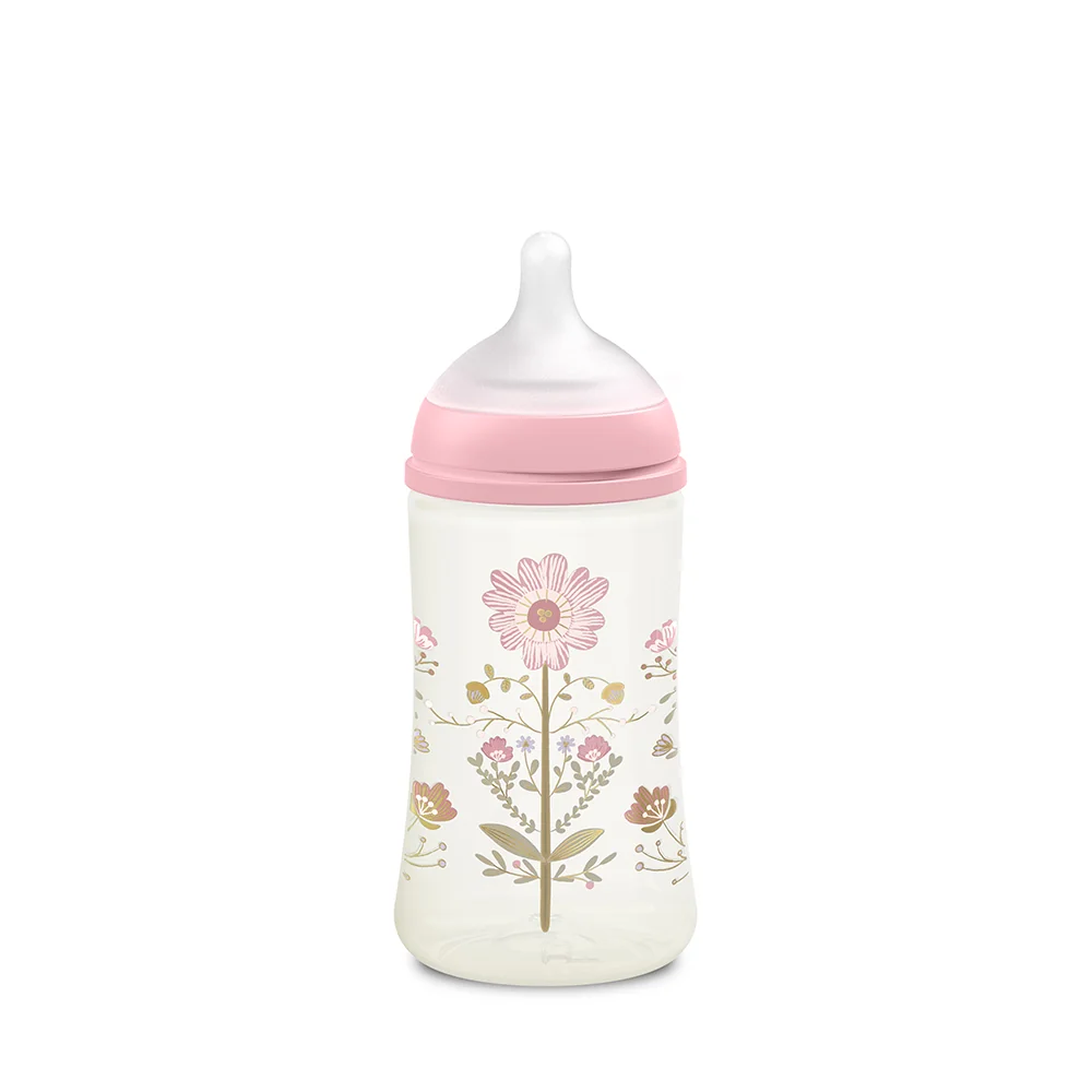Suavinex Gold Biberon Silicone Rosa 270 ml