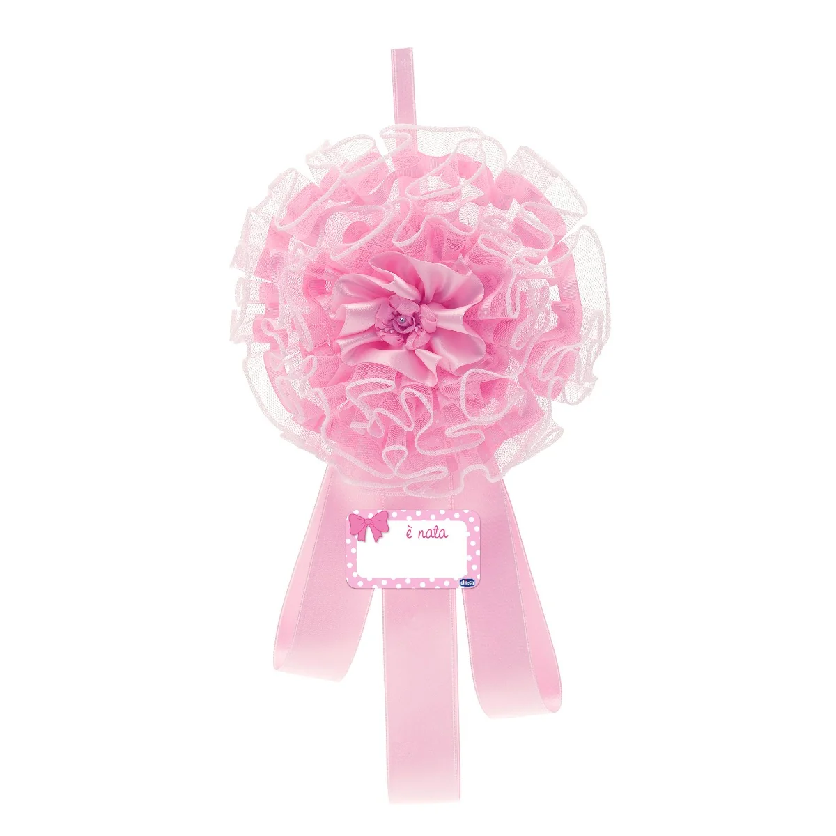 Chicco Fiocco Nascita Rosa Personalizzabile