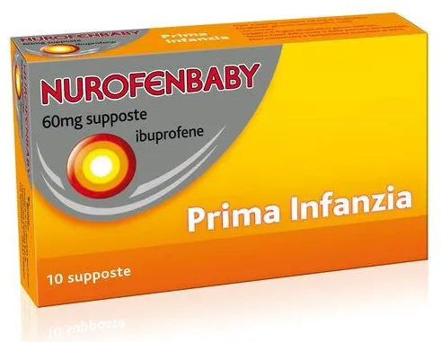 Nurofen Baby Prima Infanzia 60 mg Ibuprofene 10 Supposte