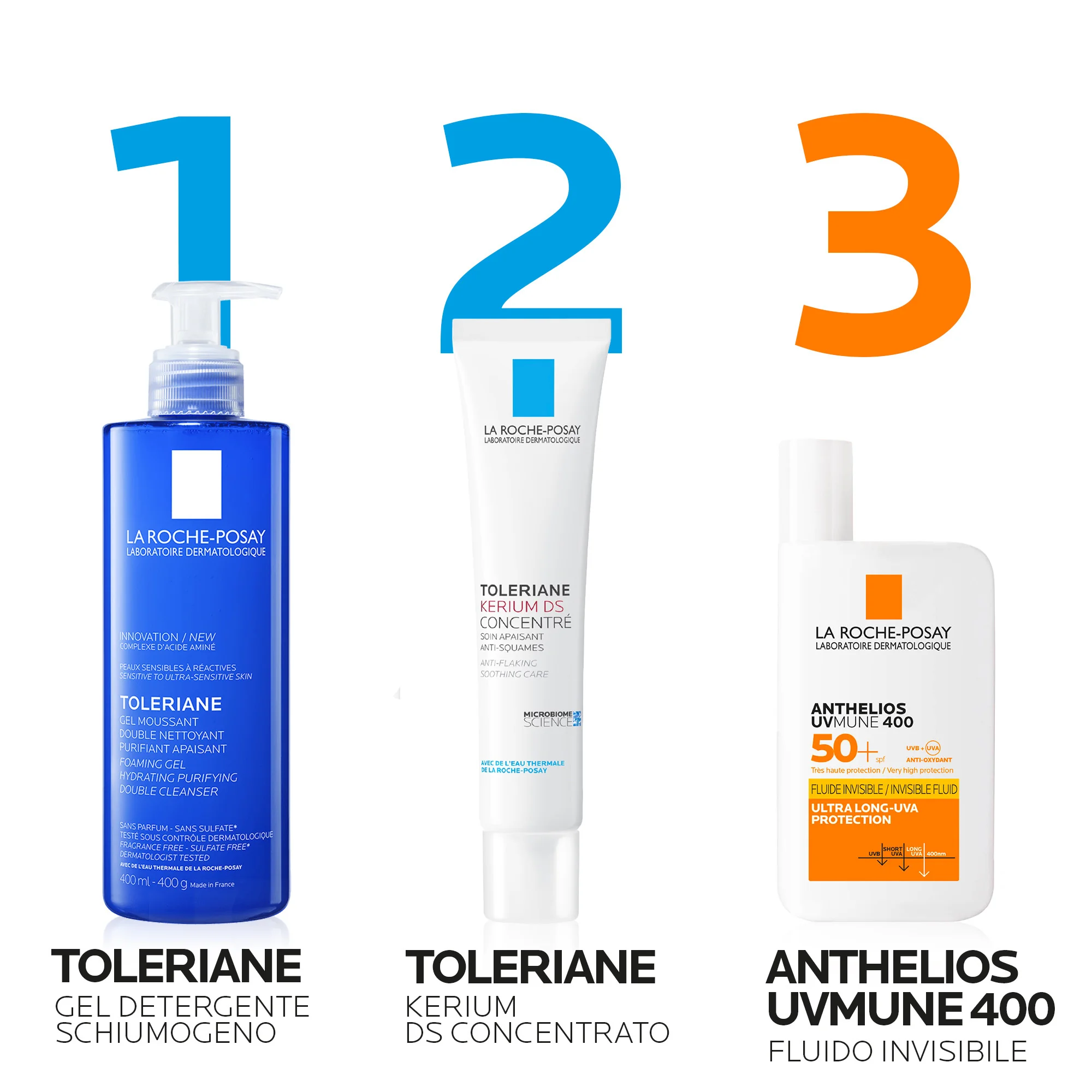 La Roche Posay Toleriane Kerium DS Concentrat 40 Ml Pelle con arrossamenti e desquamazione