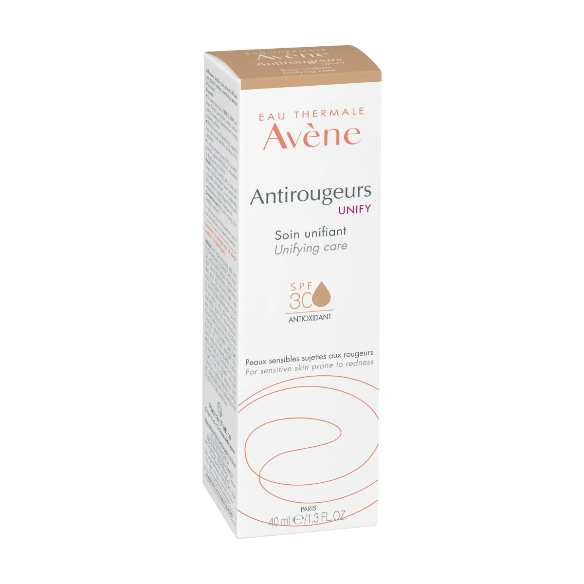 Avene Antirougeurs Unify Trattamento Uniformante 40 Ml Lenisce e corregge i rossori del viso
