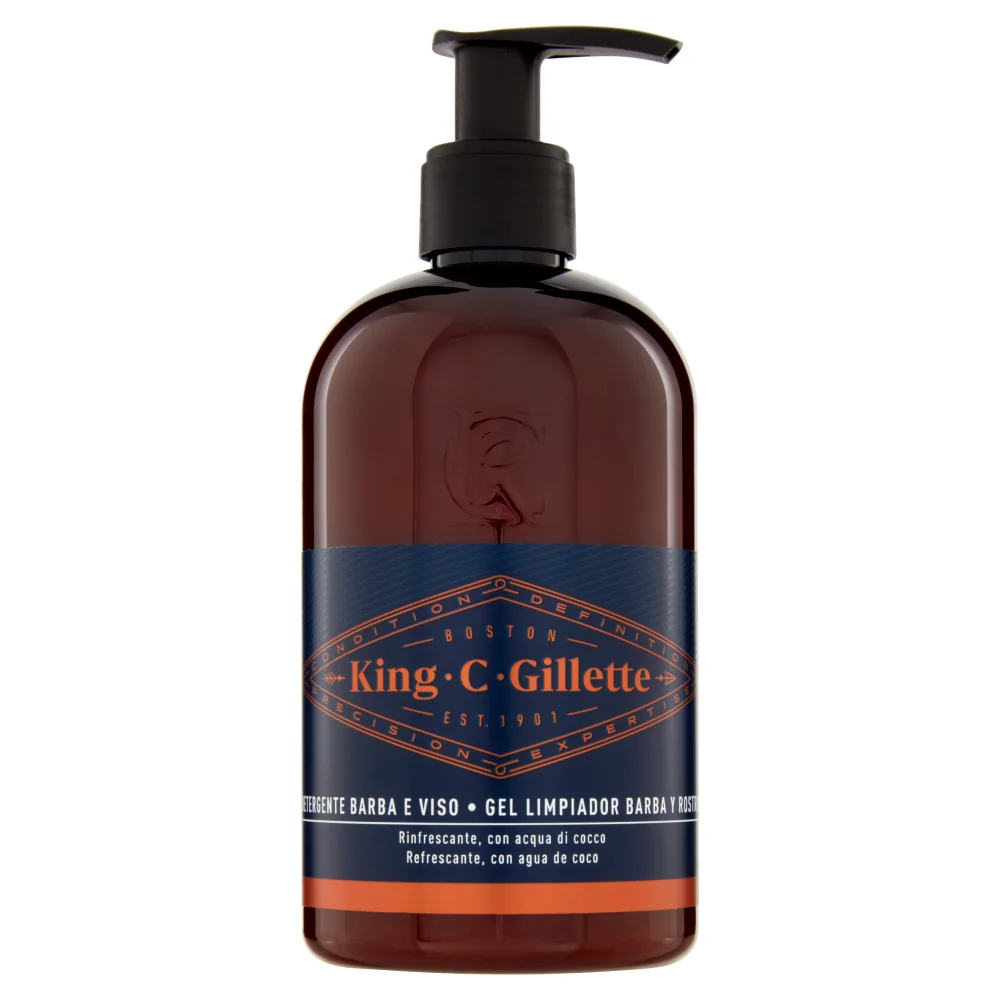 Gillette King Gillette Det Barba 350 ml Detergente per Barba Uomo