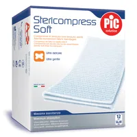 Pic Stericompress Soft Compresse di Garza 18x40 cm 12 Pezzi