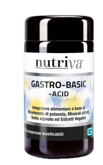 NUTRIVA GASTRO-BASIC INTEGRATORE ACIDITÀ  GASTRICA 60 COMPRESSE