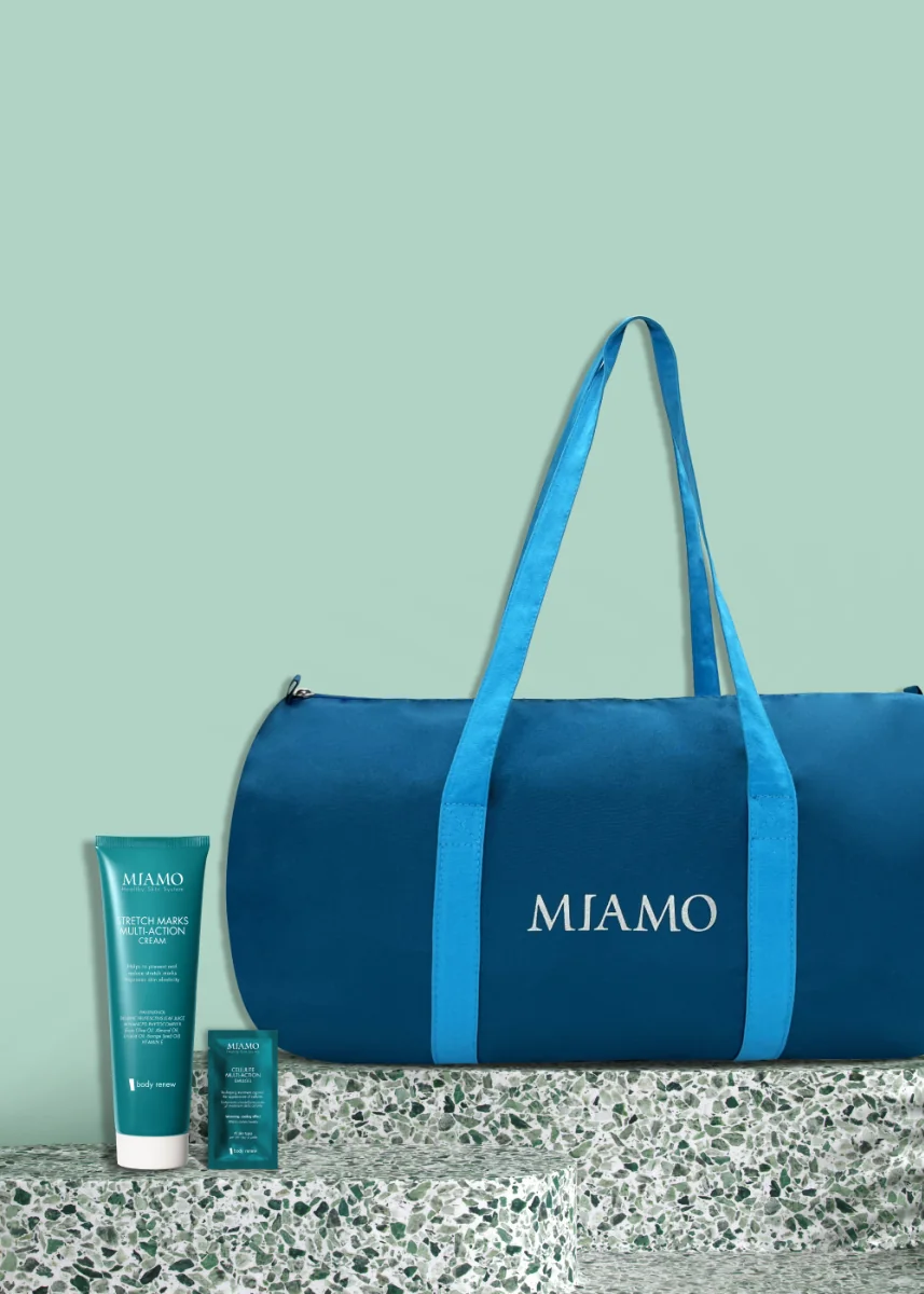Miamo Body Renew Body Box Smagliature 150 ml +  Borsa Sportiva in OMAGGIO Crema Anti-Smagliature Elasticizzante