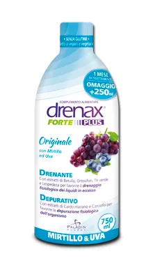 Drenax Forte Mirtillo Plus 750 ml Integratore Drenante