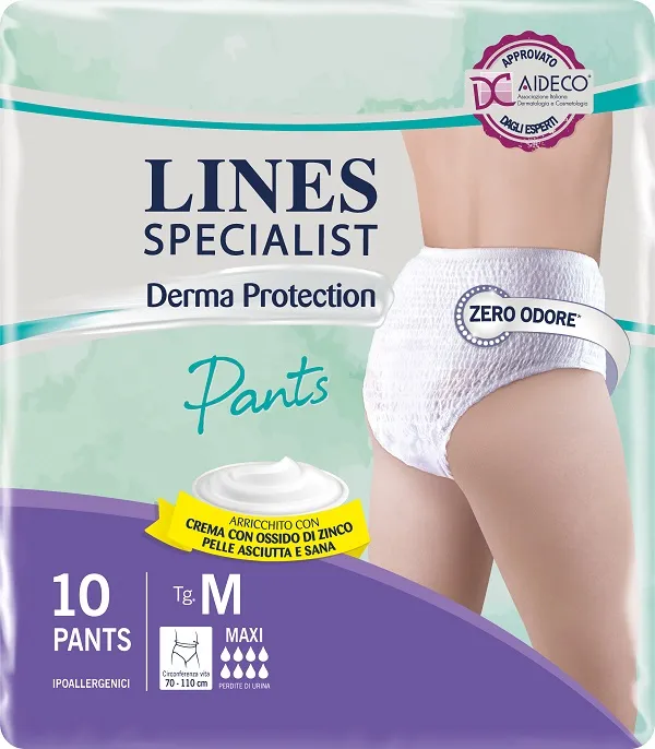 Lines Specialist Derma Pants Maxi M 10 pezzi