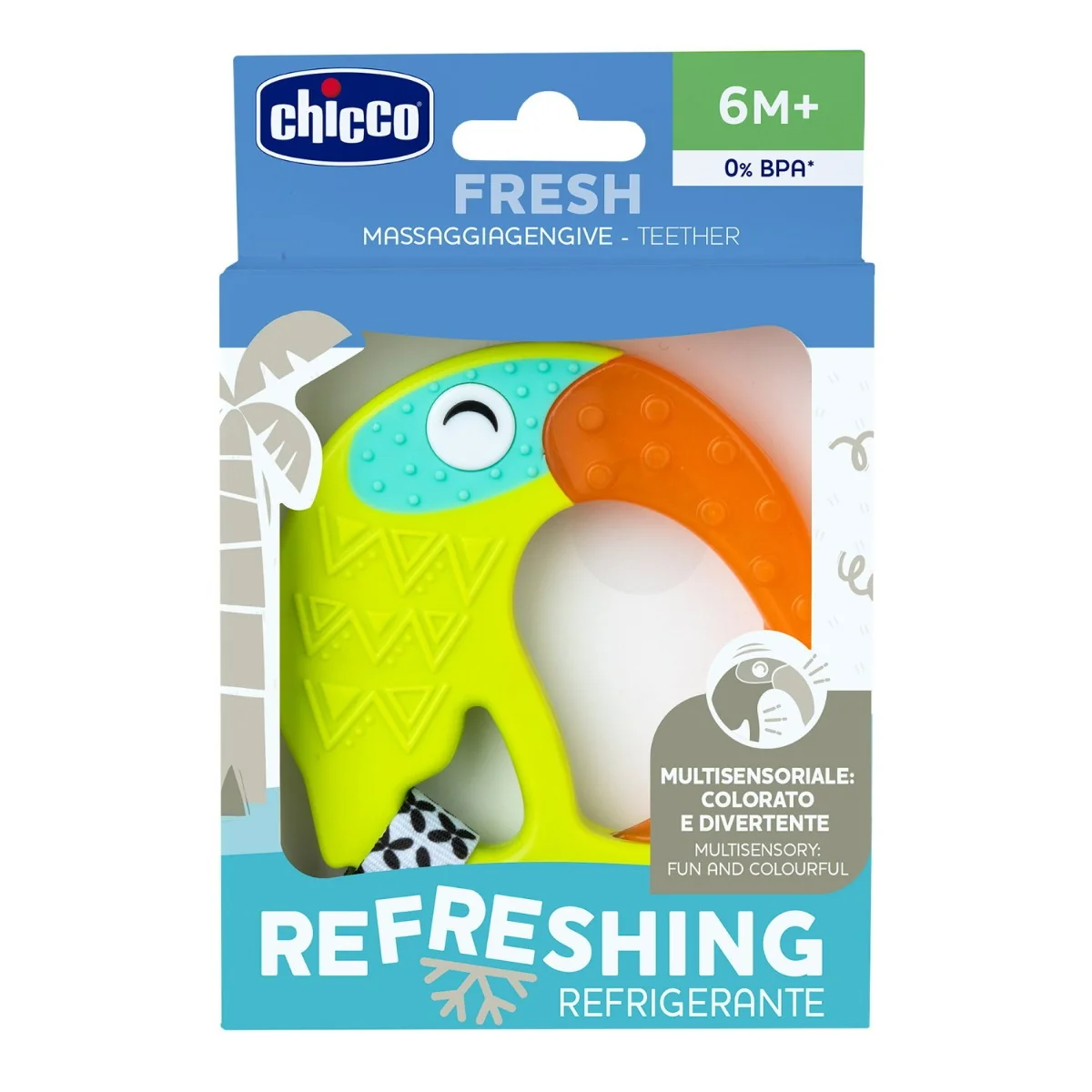 Chicco Massaggia Fresh Funny 6M+ Refrigerante Tucano