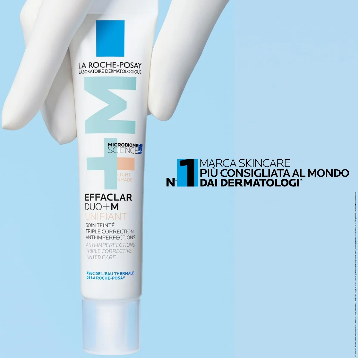 La Roche Posay Effaclar Duo+M Unifiant Light 40 ml Trattamento Viso Colorato