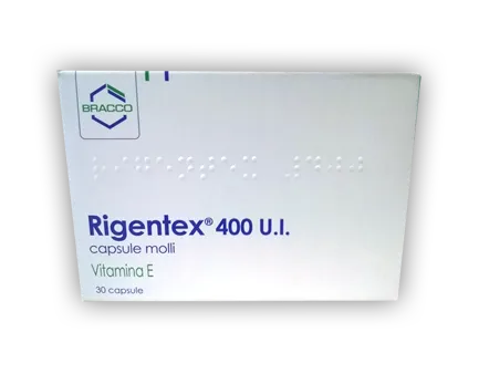 Rigentex 400 U.I Tocoferolo Vitamina E 30 Capsule Molli