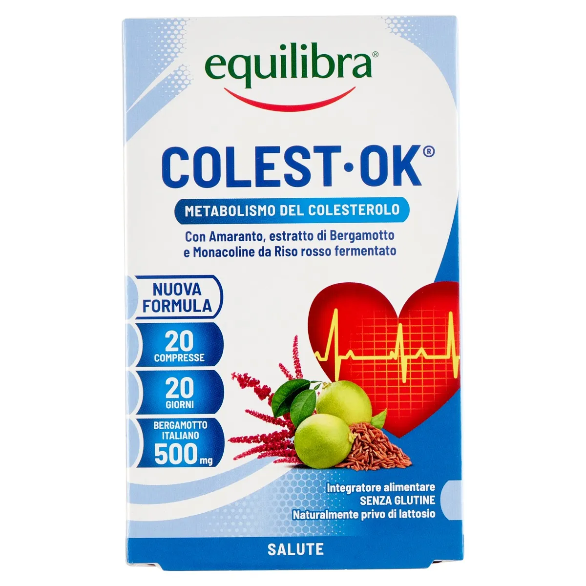 Equilibra Colest Ok 20 Compresse Integratore per il Colesterolo