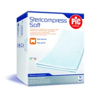 Pic Stericompress Soft Compresse di Garza 36x40 cm 12 Pezzi