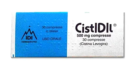 Cistidil 500 mg Levocistina 30 Compresse
