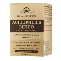 Solgar Acidophilus Bifido Integratore Probiotici 60 Capsule