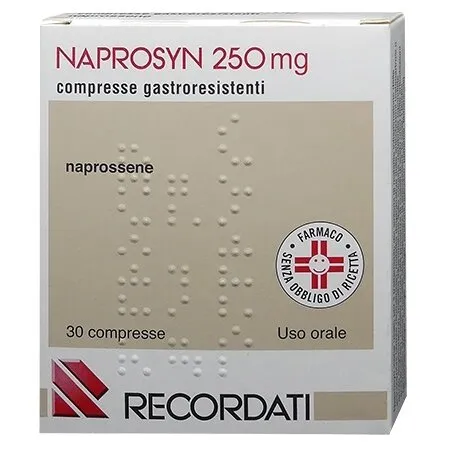 NAPROSYN 250 G NAPROSSENE 30 COMPRESSE