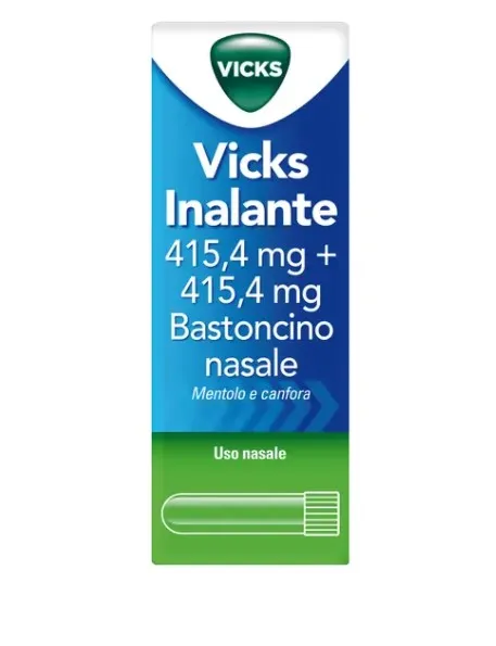 Vicks Inalante Matita 415,4 mg + 415,4 mg Mentolo + Canfora