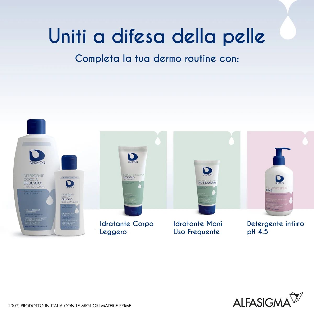 Dermon Detergente Doccia Delicato 400 ml Uso Frequente