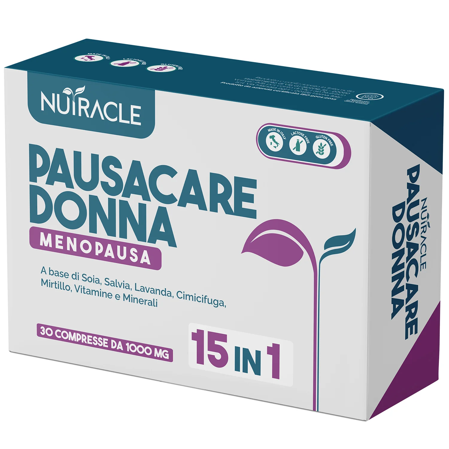 Nutracle Pausacare D Meno30Cpr Ricco di Minerali
