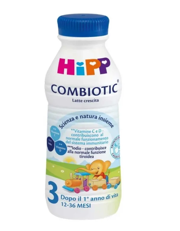 Hipp 3 Latte Combiotic Crescita 470 Ml Pronto da Bere