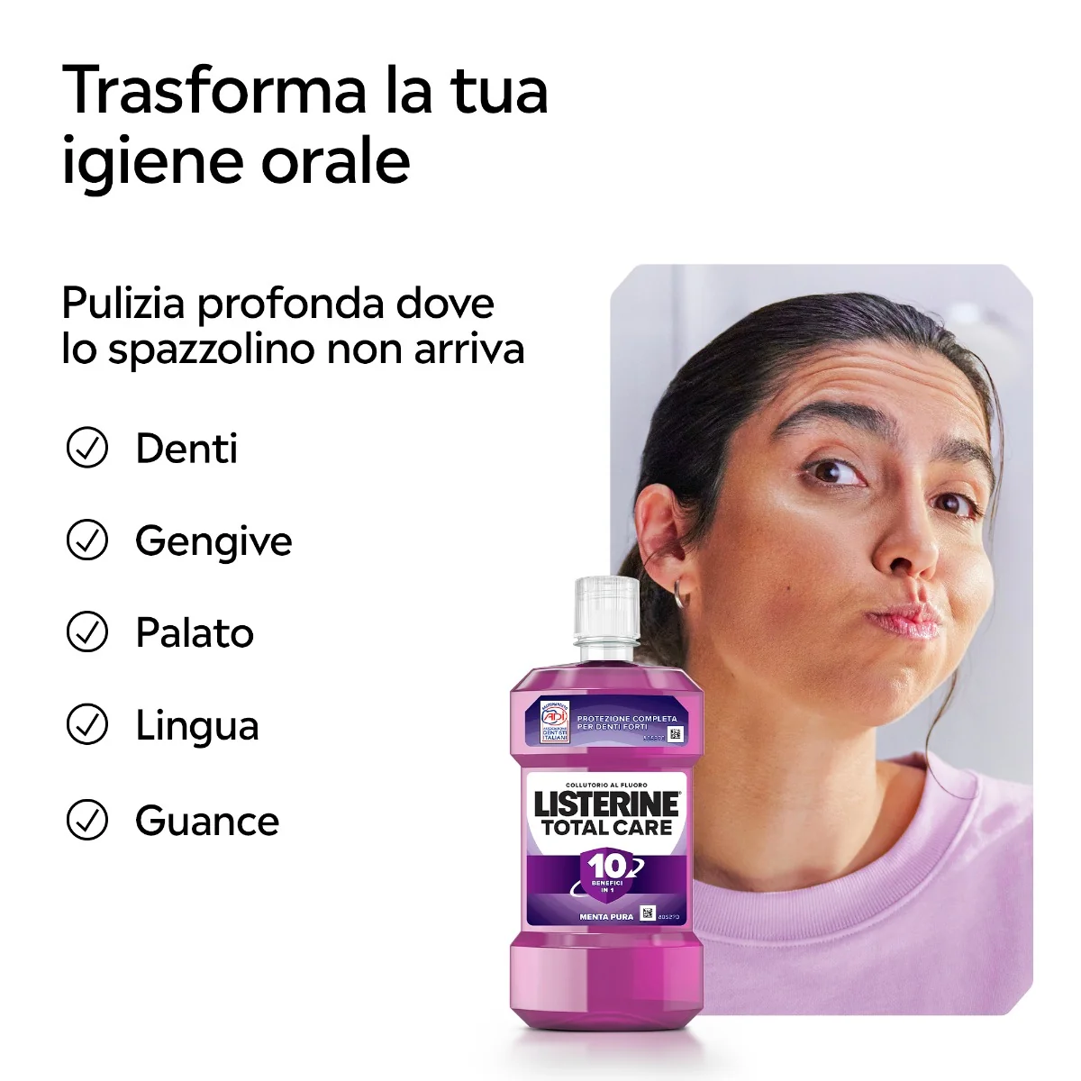 Listerine Total Care 500 ml Gusto Menta