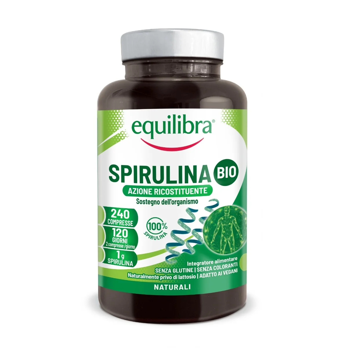 Equilibra Spirulina Bio 240 Compresse Senza Glutine
