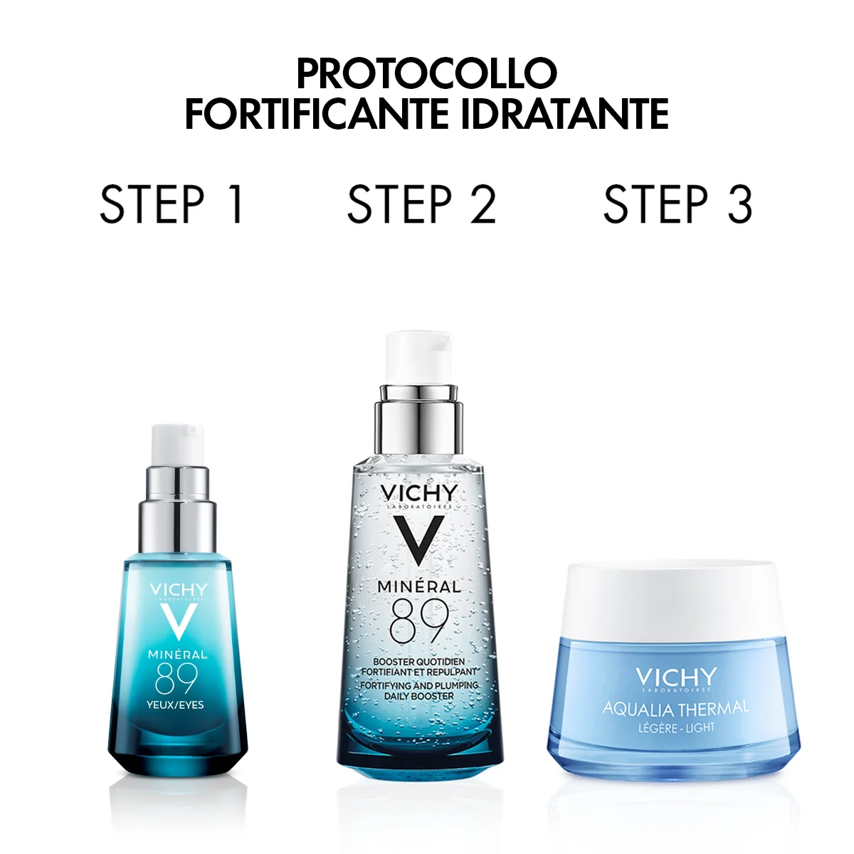 Vichy Aqualia Thermale Crema Viso Leggera 50 ml Idratante con Acido Ialuronico