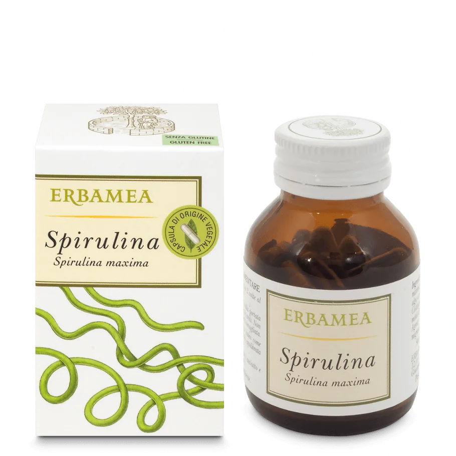 Erbamea Spirulina Maxima 50 Capsule Integratore di Spirulina