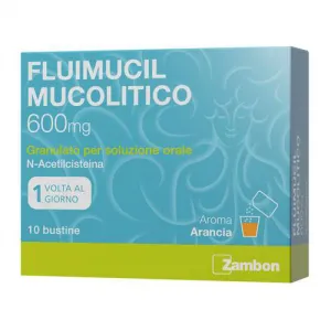 Fluimucil Mucolitico 600 mg Senza Zucchero 10 Bustine