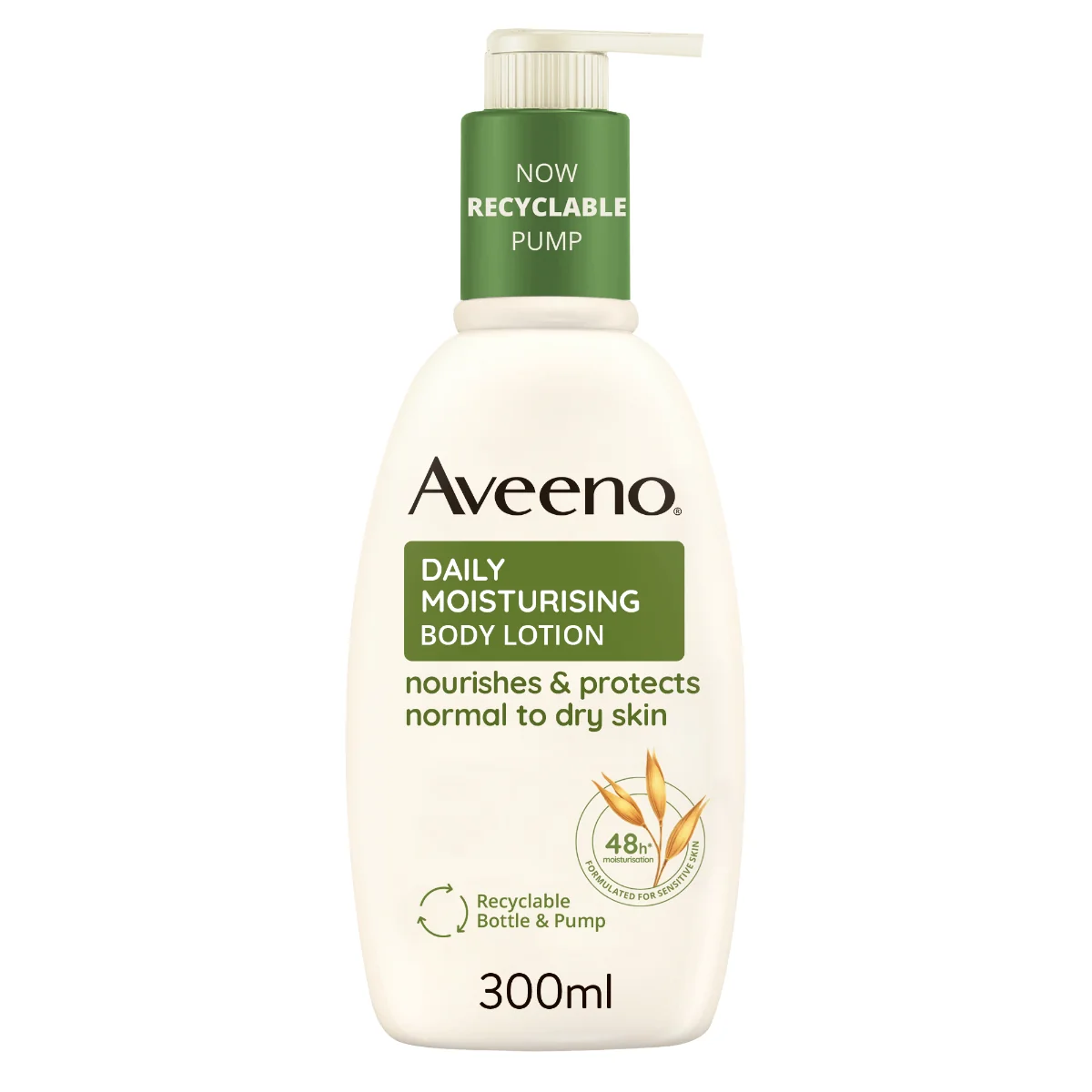 Aveeno Daily Moisturising Crema Idratante Corpo 300 ml Pelle Secca