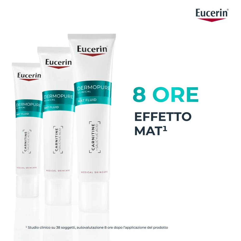 Dermopure Clinical Fluido Opacizzante Matt 50Ml Pelle Grassa a Tendenza Acneica