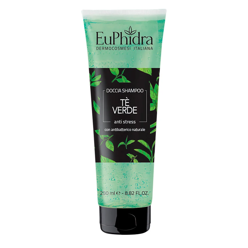 EuPhidra Doccia Shampoo Tè Verde 250 ml Detergente Quotidiano