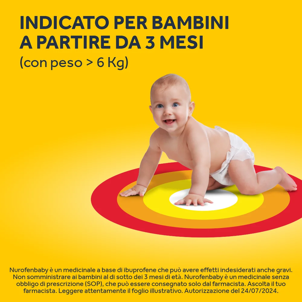 Nurofen Baby Prima Infanzia 60 mg Ibuprofene 10 Supposte Ibuprofene