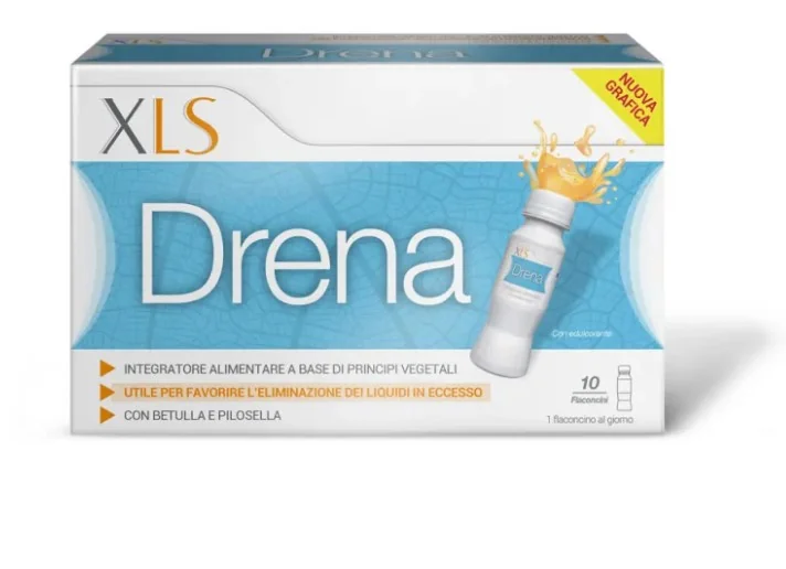XL-S Drena Depurativo 10 Flaconcini Integratore Drenante