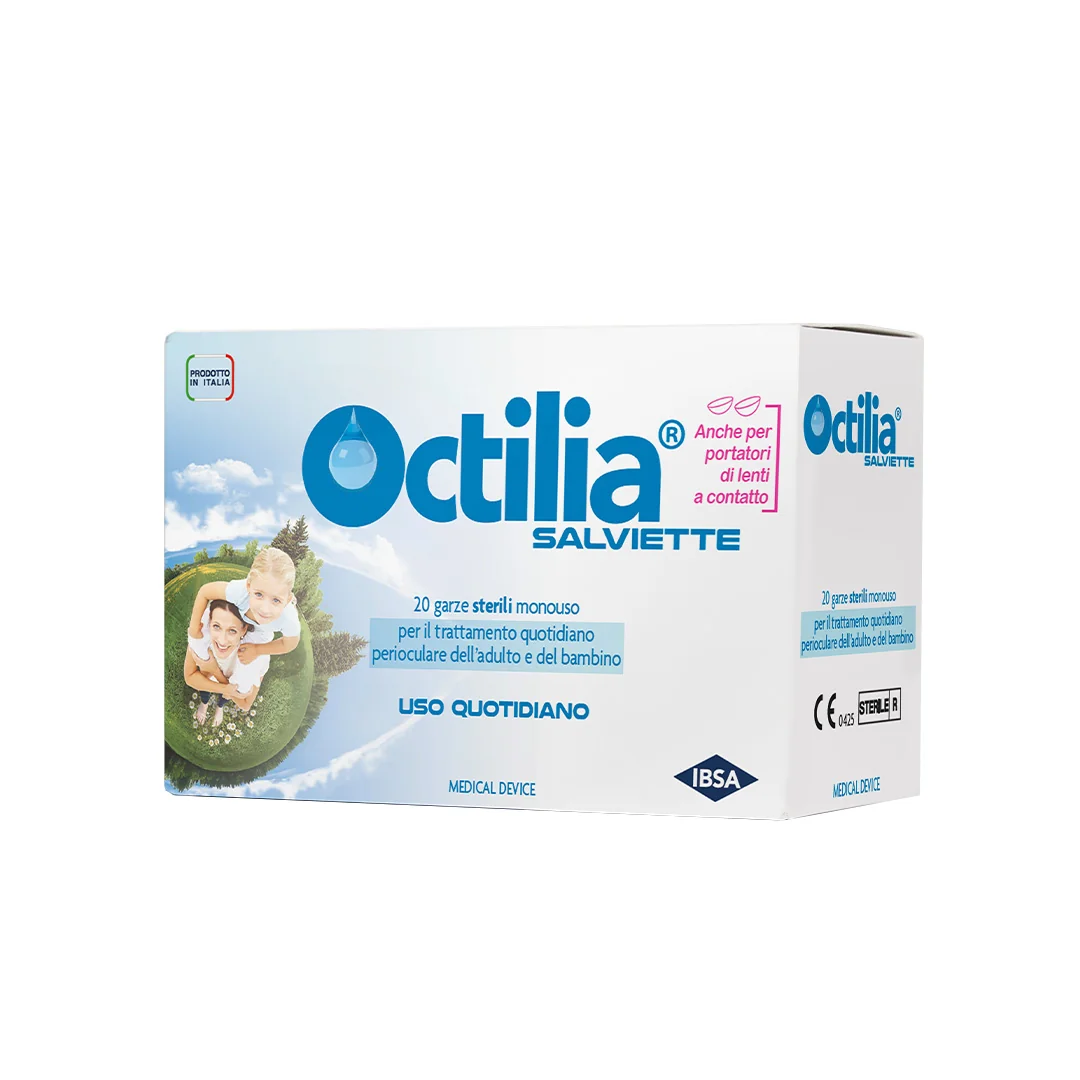 Octilia Salviette Perioculari Igiene Degli Occhi 20 Pezzi Igiene Perioculare
